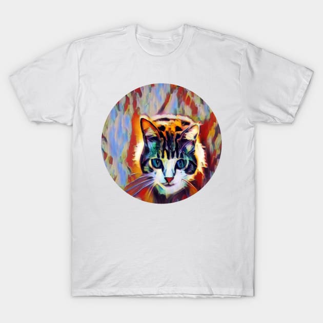 Cheerful floppy cat T-Shirt by GoranDesign